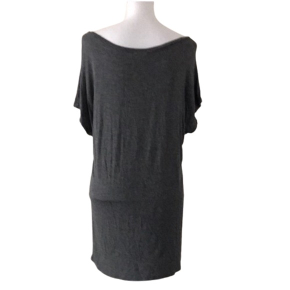 Free To Live Gray short sleeved boat neck tunic - Picture 7 of 9